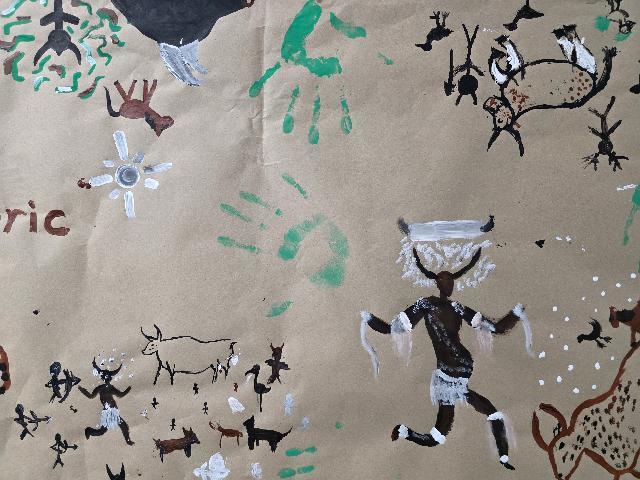 Prehistoric Art Comes Alive at MCHS!