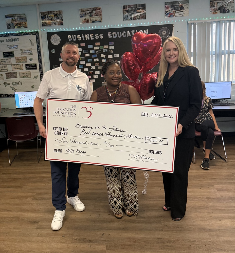 EFMC surprises HOMS teacher with $5,000 grant