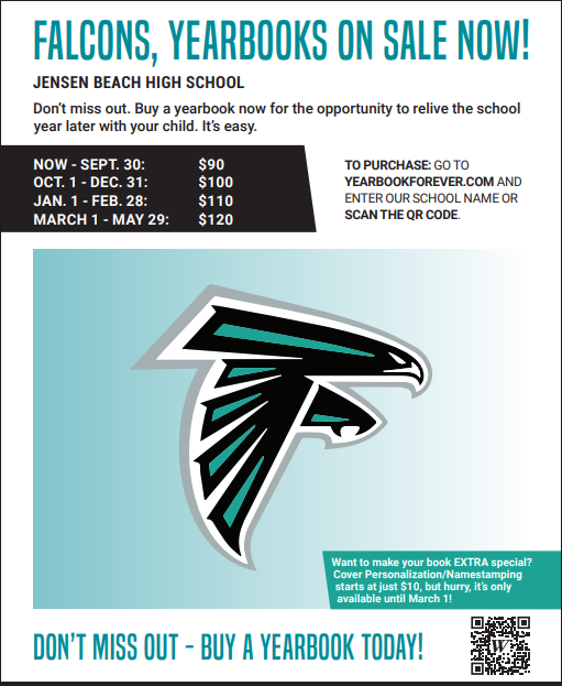 JBHS Yearbook Pricing