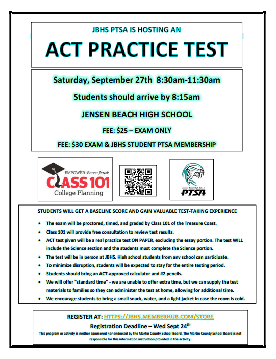 JBHS ACT Practice Test