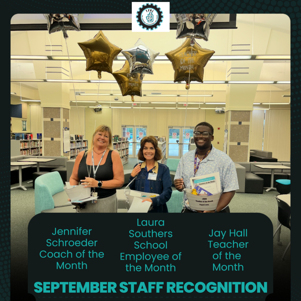 JBHS September Staff Recognition