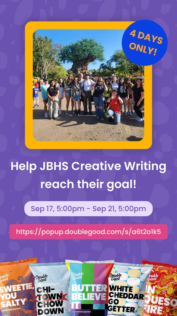 JBHS Creative Writing Fund Raiser