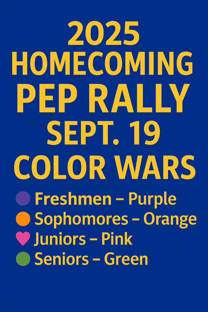 2025 MCHS Pep Rally Color Wars