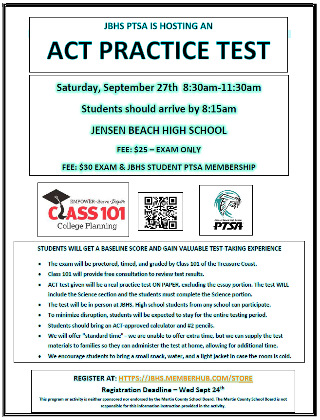 ACT Practice Test @JBHS