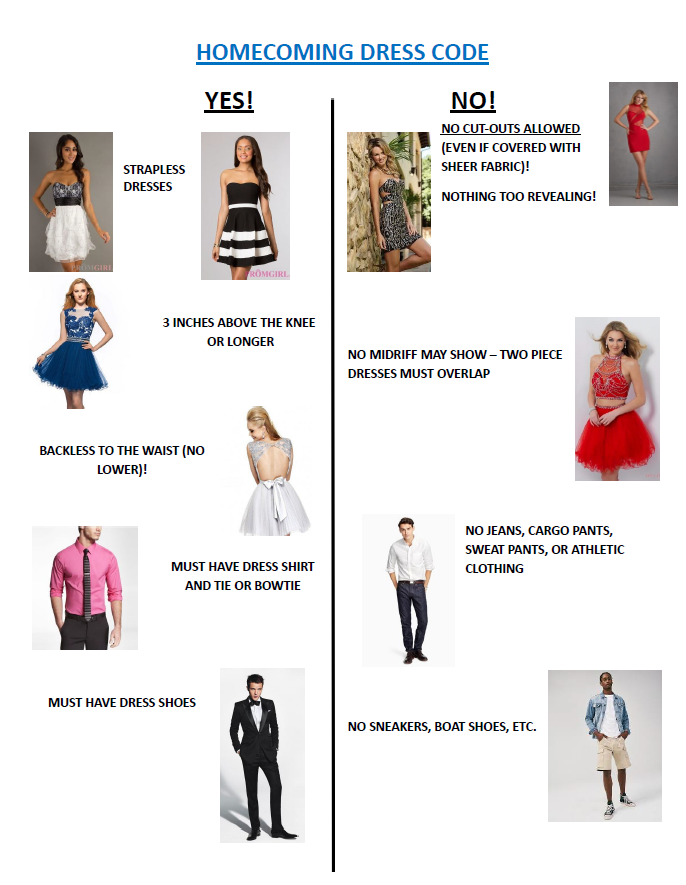 MCHS Homecoming Dress Code