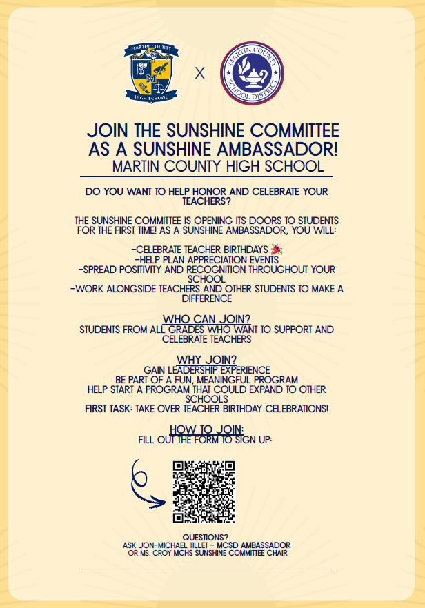 MCHS Sunshine Ambassadors