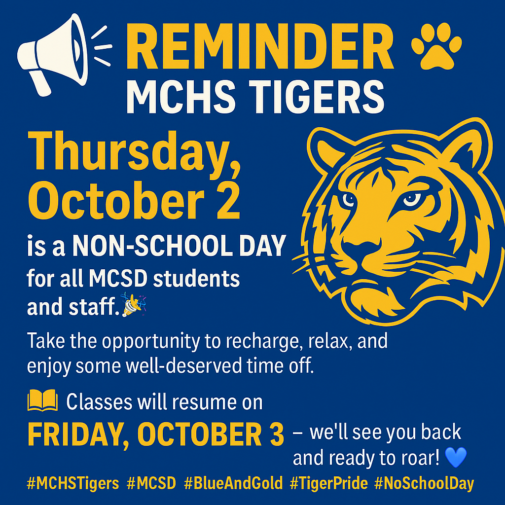 October 2, 2025 - Non-School Day