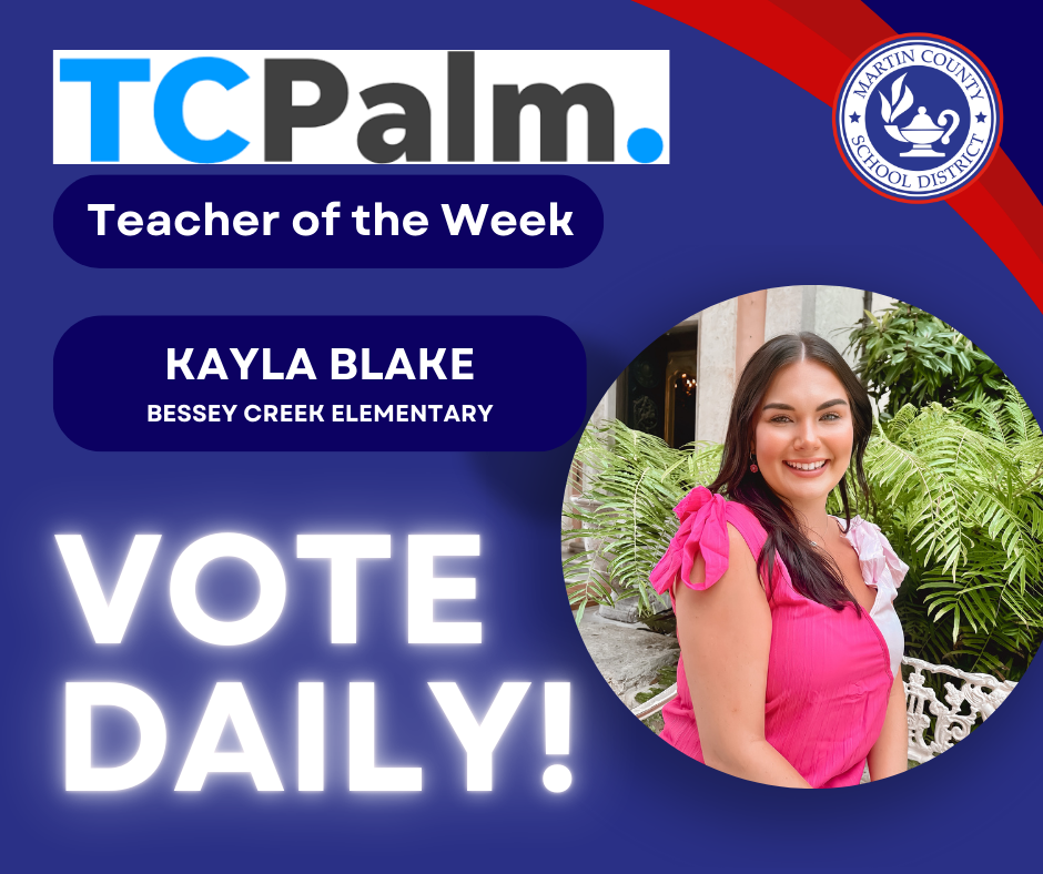 TCPalm Teacher of the Week Kayla Blake