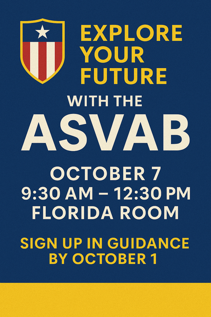 ASVAB @MCHS - October 7