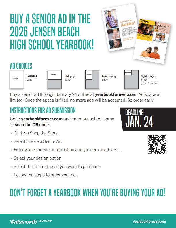 JBHS Senior Yearbook Ads