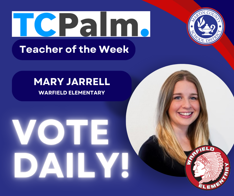 Vote for TCPalm Teacher of the Week Mary Jarrell