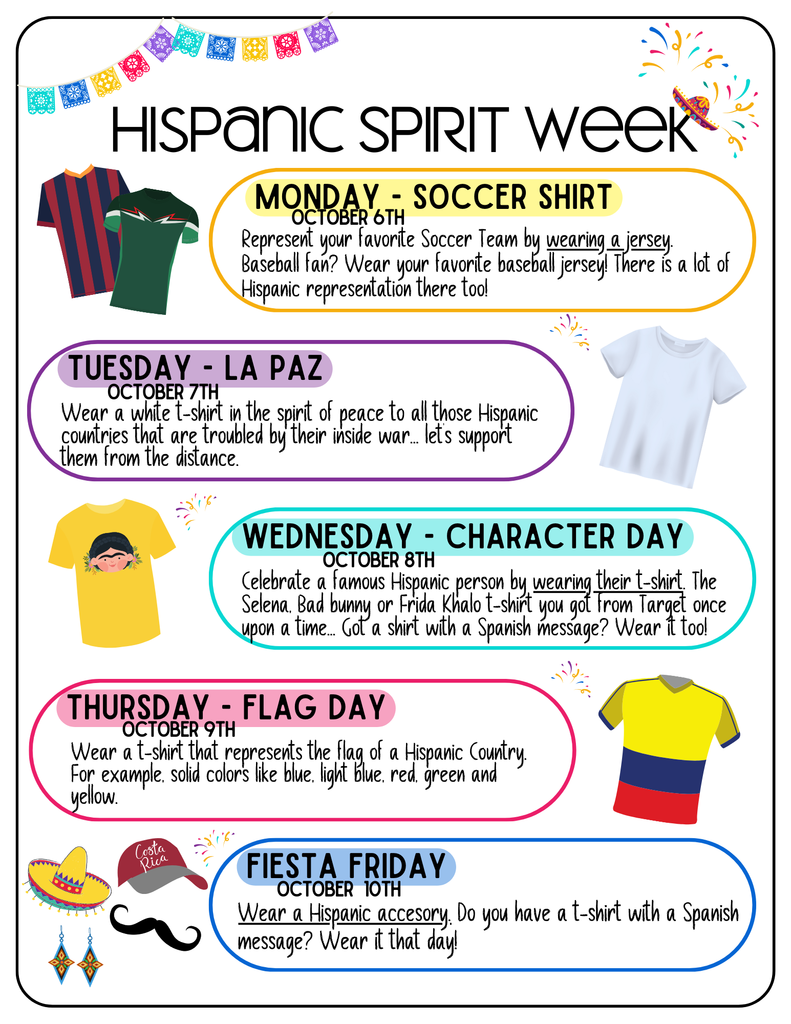 Hispanic Heritage Week @MCHS