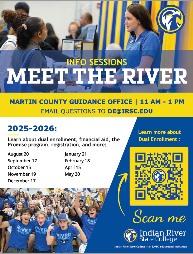 Neet the River IRSC Info Sessions at MCHS