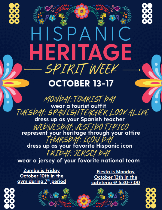 Hispanic Heritage Spirit Week