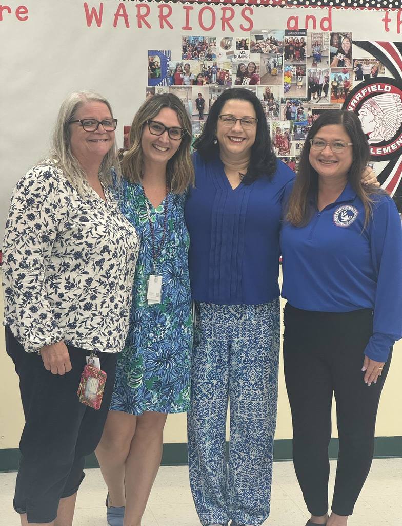 Students and staff wear blue for trustworthiness during Character Counts Week