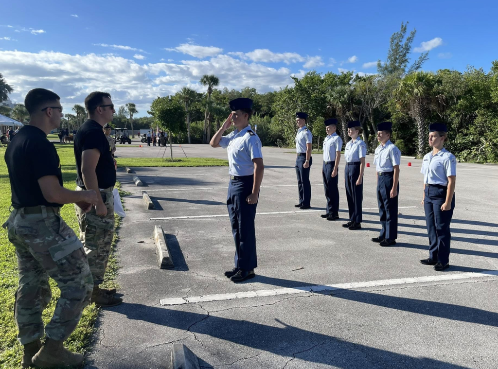 Congressman Brian Mast Military Meet (2nd Place MCHS JROTC) 