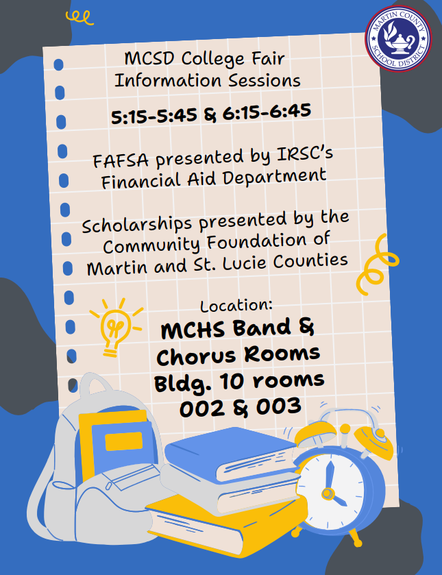 2025 College Fair Information Sessions @MCHS
