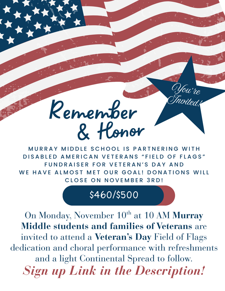 Veteran's Day Field of Flags Invitation