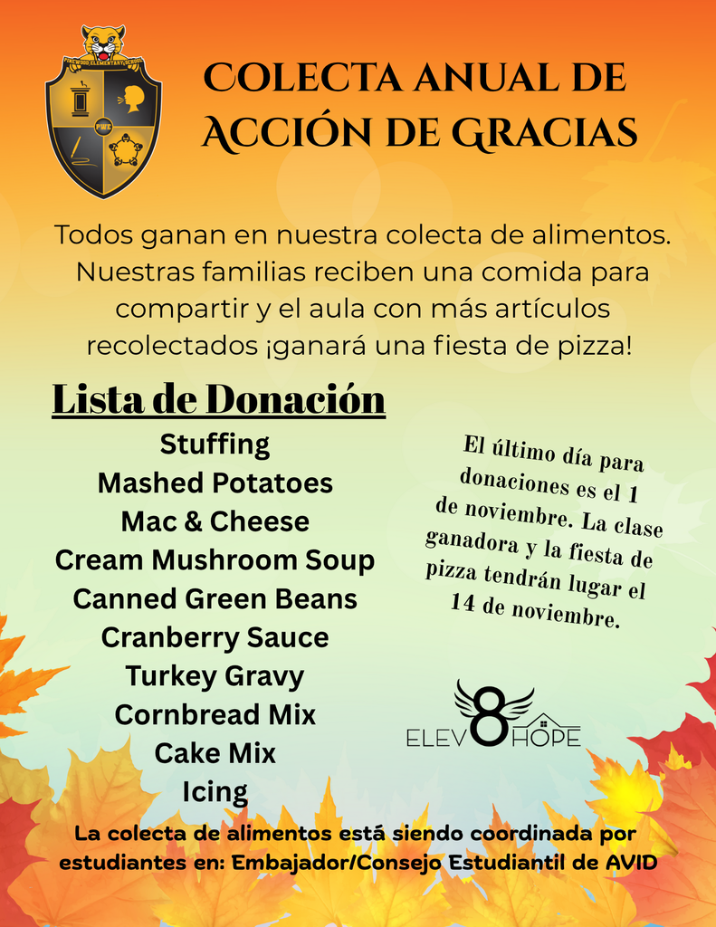 Food Drive Flyer SP