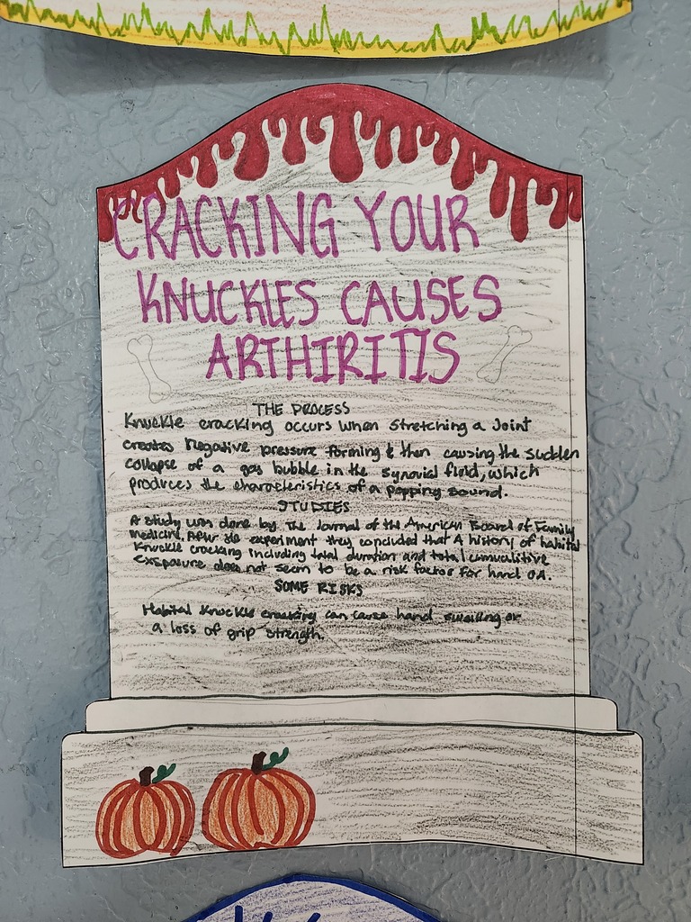 Medical Myth Graveyard @MCHS