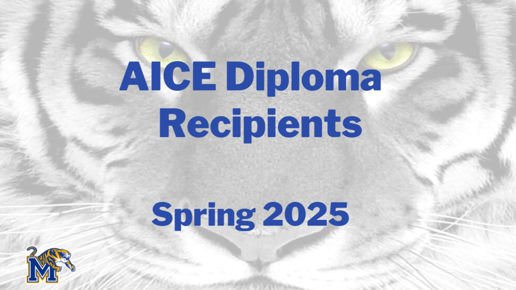 Spring 2025 MCHS AICE Diploma Recipients