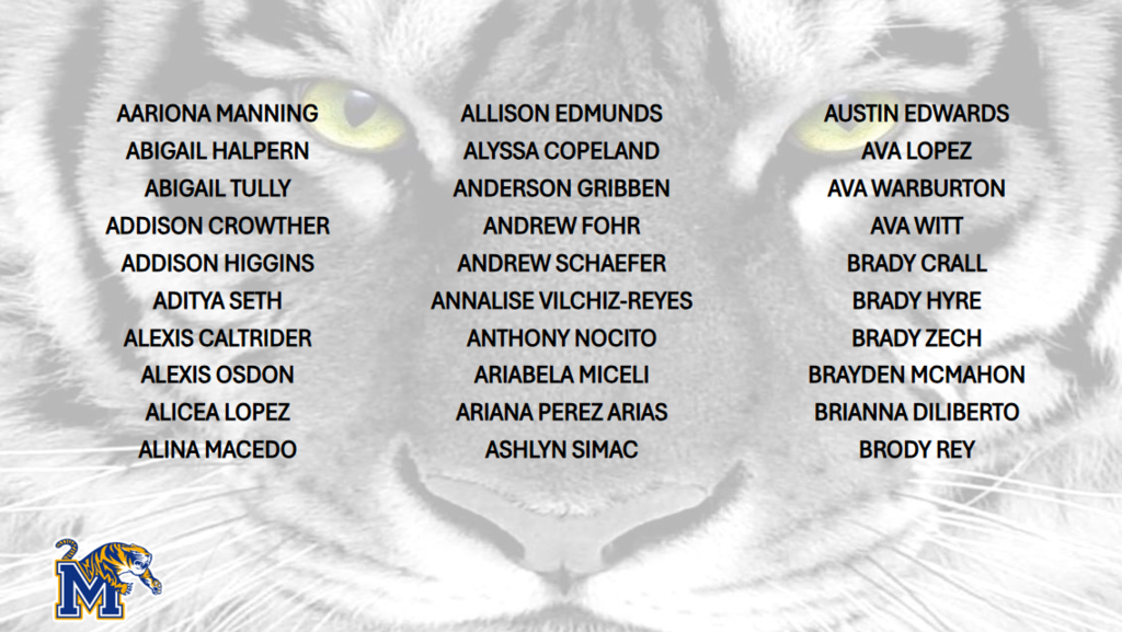 Spring 2025 MCHS AICE Diploma Recipients