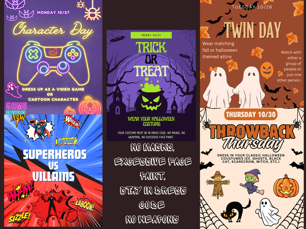 Halloween Spirit Week @MCHS