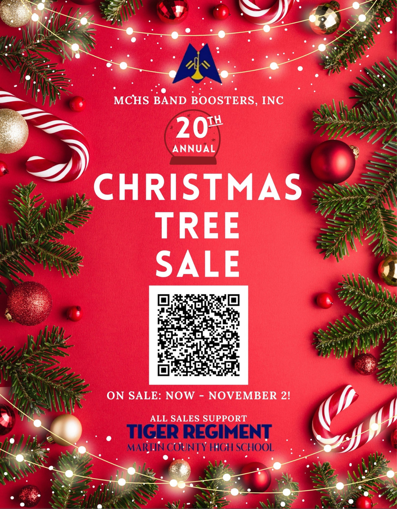 MCHS Band Boosters Inc 20th Annua Christmas Tree Sale