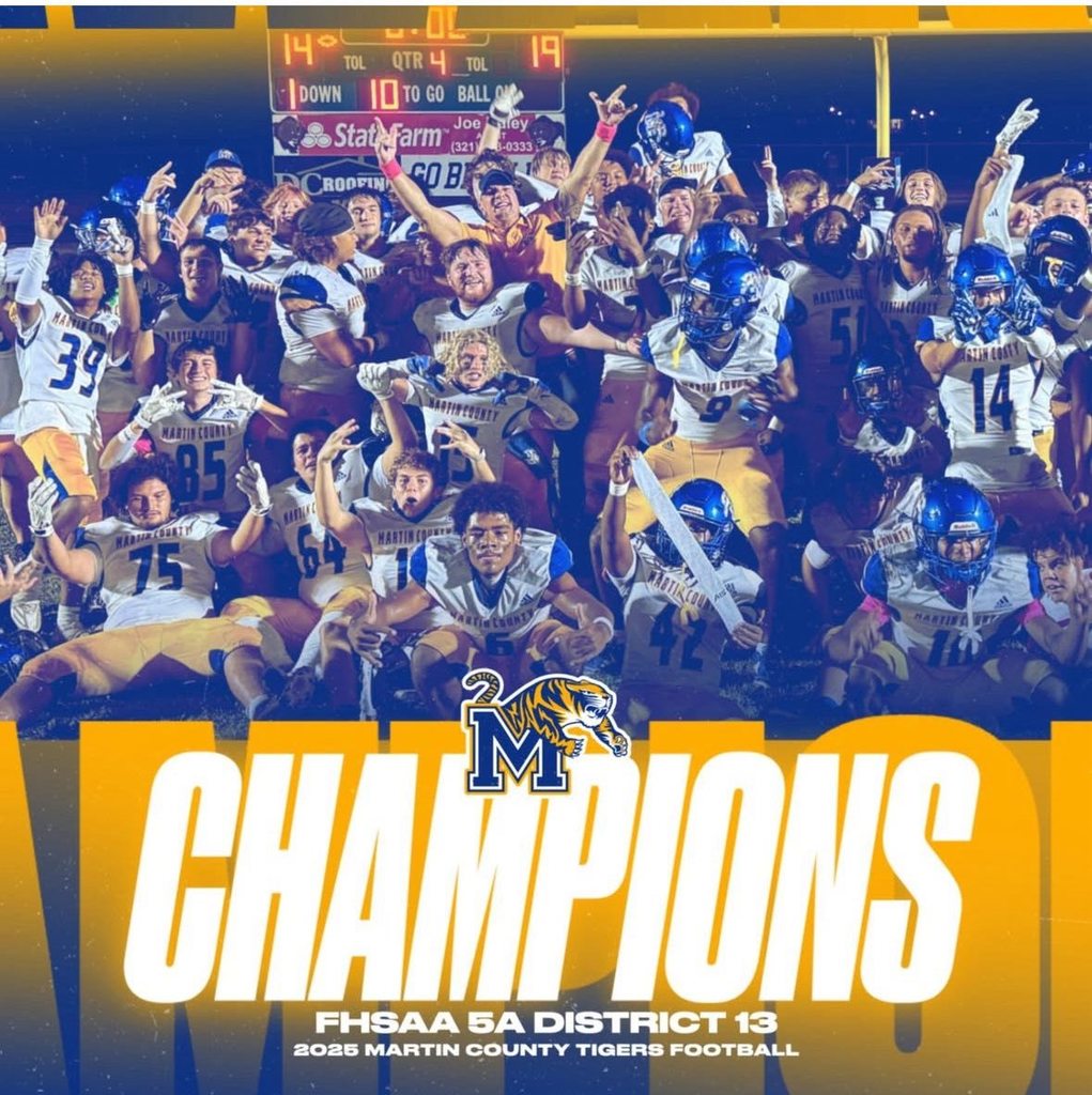 MCHS football district champs