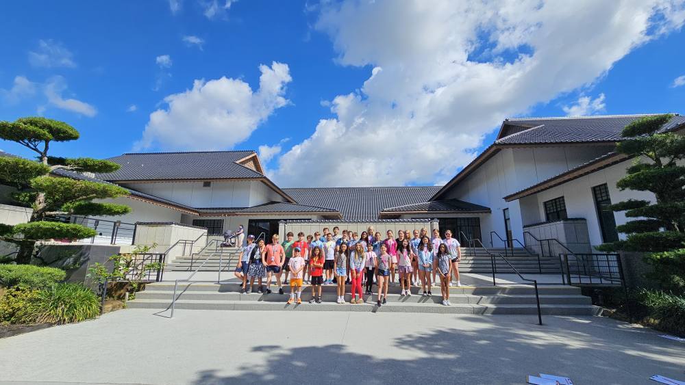 HOMS students explore the Morikami Museum and Gardens