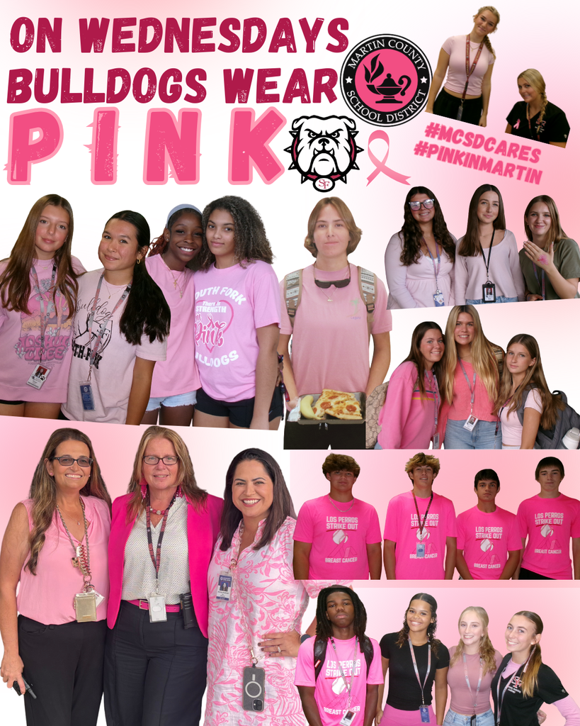 Oct 29 Wed We Wear Pink!