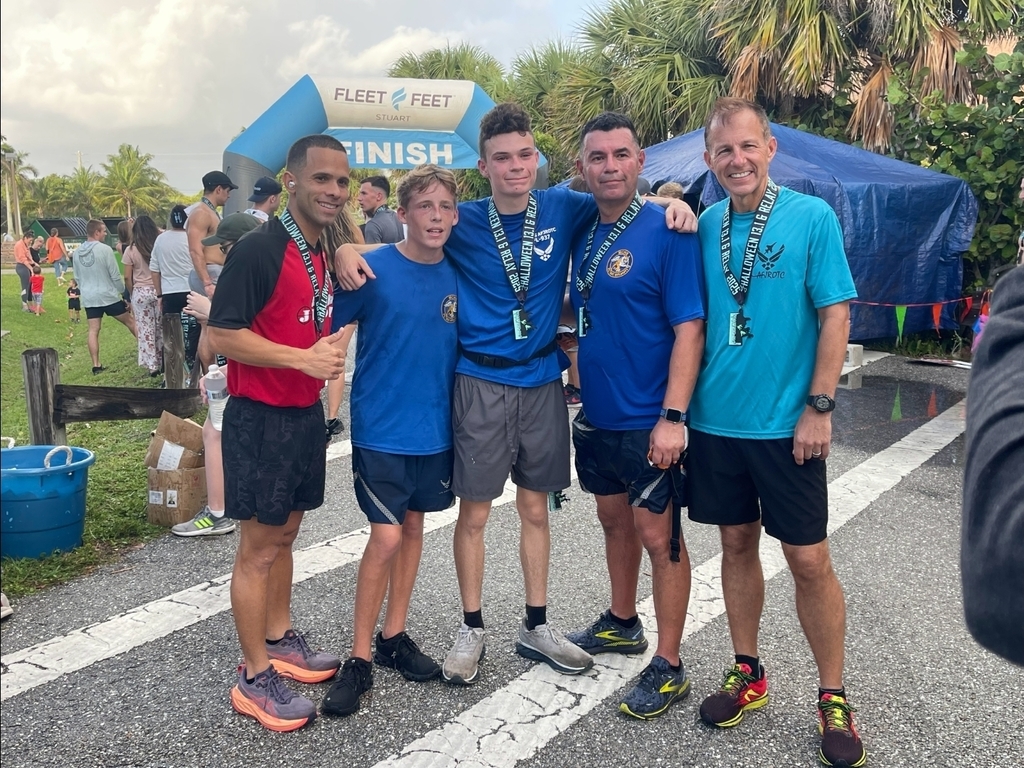 JROTC programs compete in half-marathon together and win