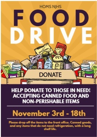 NJHS Food Drive