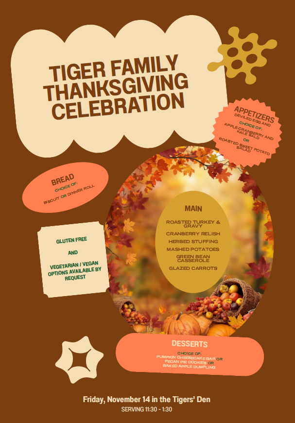 Tiger Family Thanksgiving Celebration