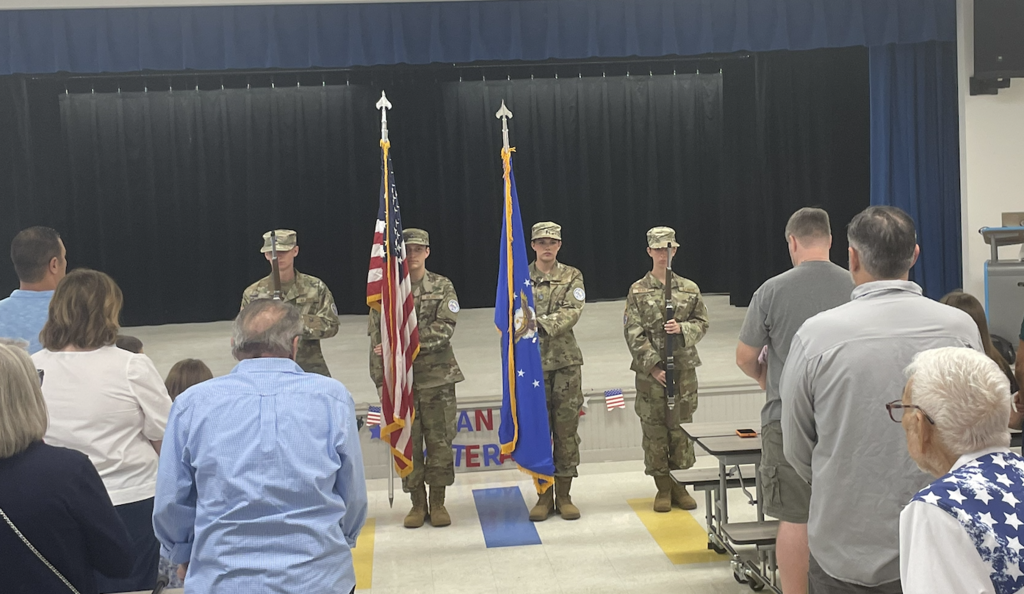 MCHS AFJROTC at PCE Veterans Day Ceremony