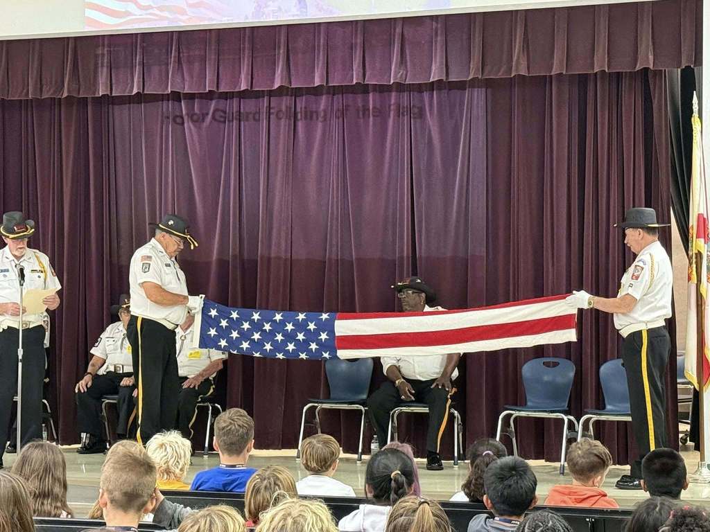 13 folds of the American flag