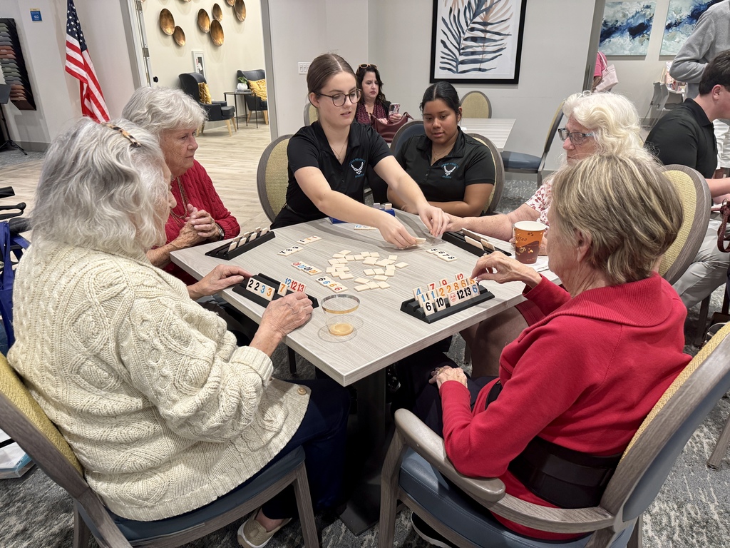 JBHS JROTC cadets visit Sovana at Stuart ahead of Veterans Day