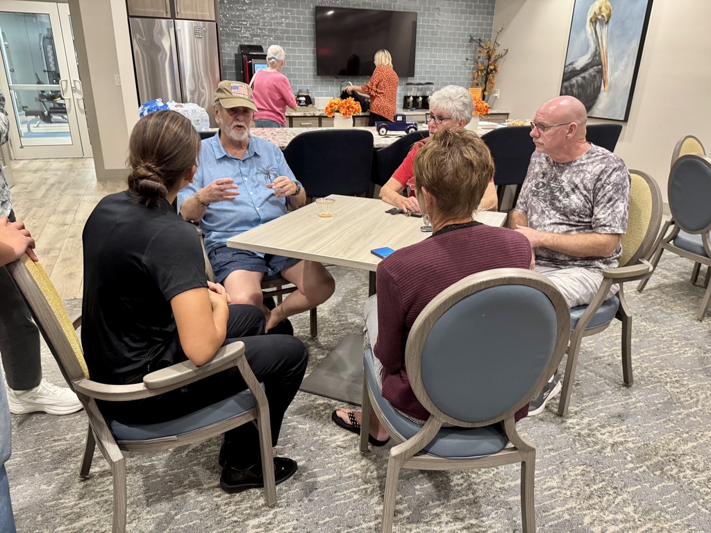 JBHS JROTC cadets visit Sovana at Stuart ahead of Veterans Day