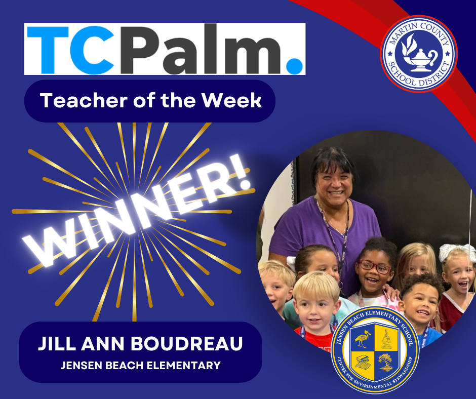 Jill Ann Boudreau wins TCPalm Teacher of the Week
