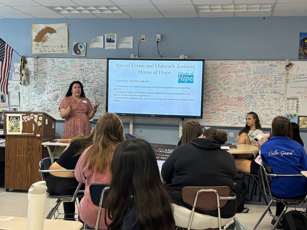 Karen Aldana of Take Stop in Children Guest Speaker @MCHS