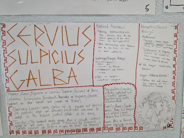 Bringing History to Life in AICE Classical AS @MCHS