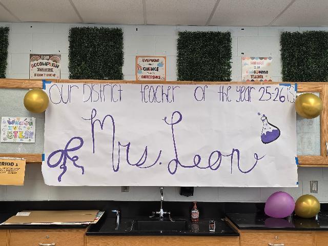 Chanda Leon - MCHS Teacher of the Year & Martin County School District Teacher of the Year