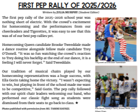 The Tiger Times - The Official Newspaper of Martin County High School