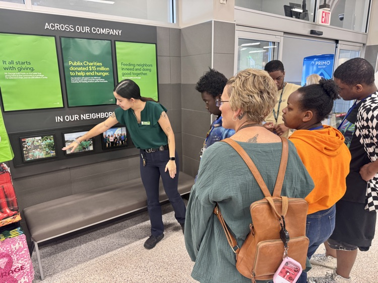 Martin SAILS students get behind the scenes tour of Publix