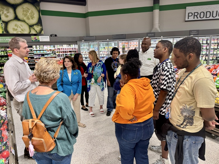 Martin SAILS students get behind the scenes tour of Publix
