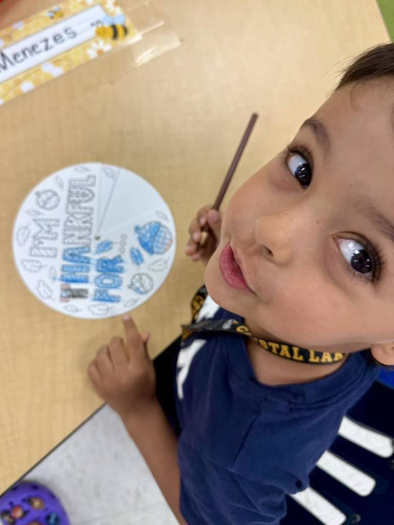 VPK students celebrate Thanksgiving with gratitude and arts and crafts