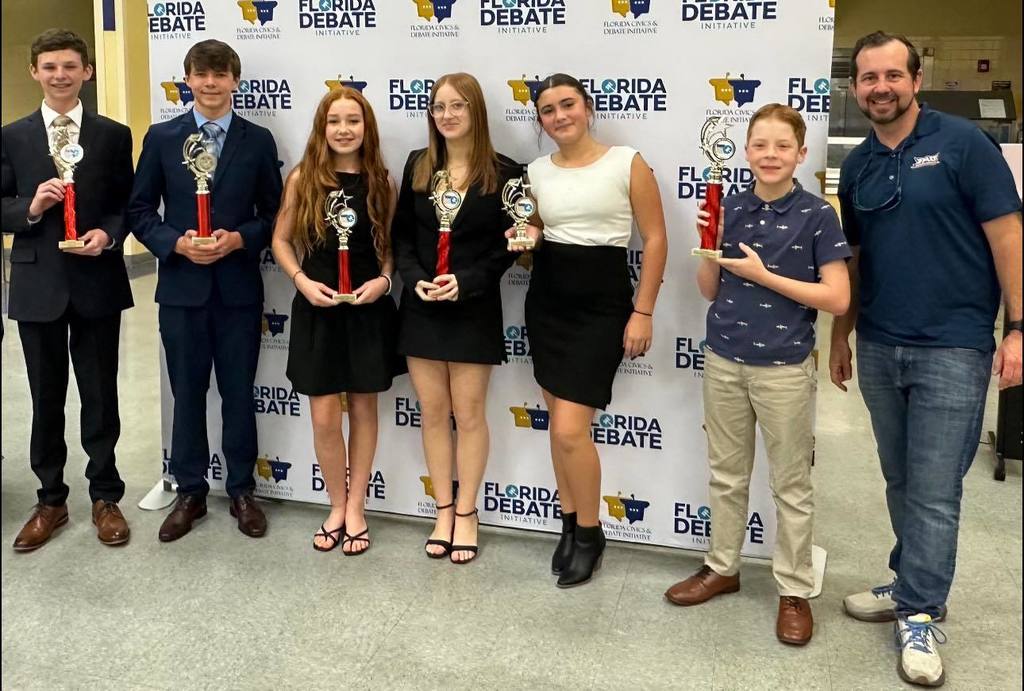 Stuart Middle School's debate team rocks regional tournament