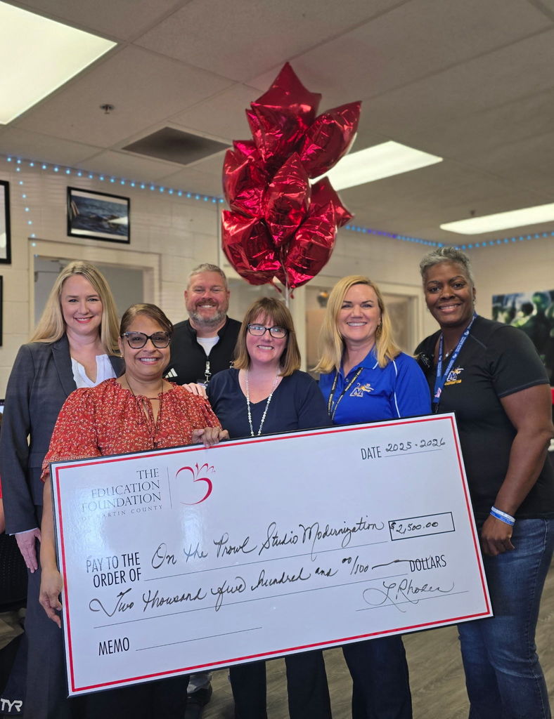 EFMC Awards $2500.00 Grant to CTE program!