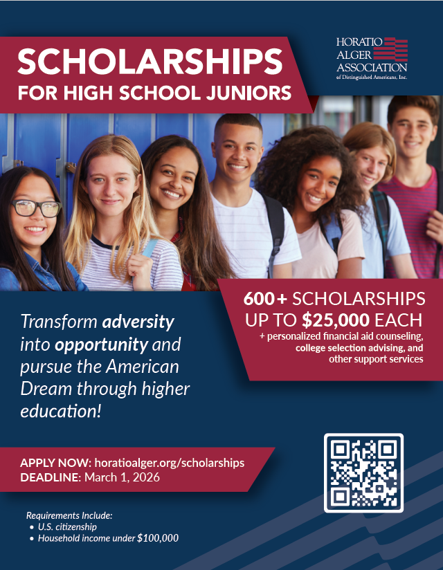 Horatio Alger Association Scholarships for Juniors