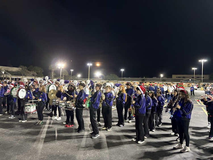 AMS Stallion Band at Stuart Christmas Parade